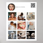 Ihre Social Media-Werbung mit QR-Code Poster (Vorne)