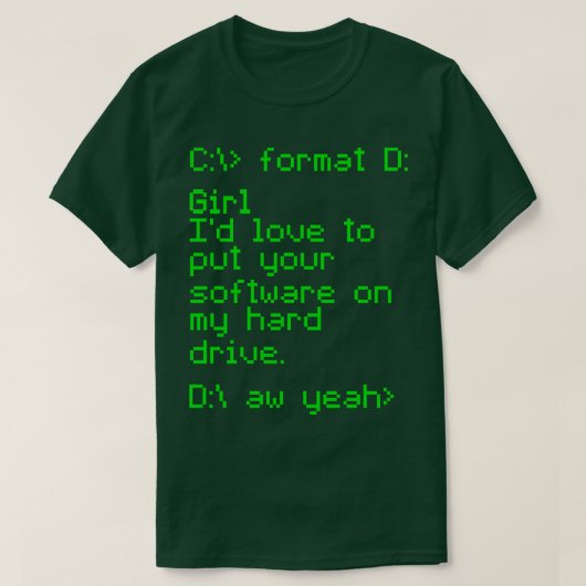 Ihre Software auf meiner Festplatte T-Shirt (Design vorne)