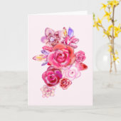 Ihre spezielle Text-Message-Card-Bouquet-Rose Karte (Gelbe Blume)