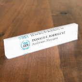 Ihre Stellenbezeichnung-Gewohnheit des Namensplakette (Seite)