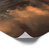 Ihre stille Silhouette Poster (Ecke)