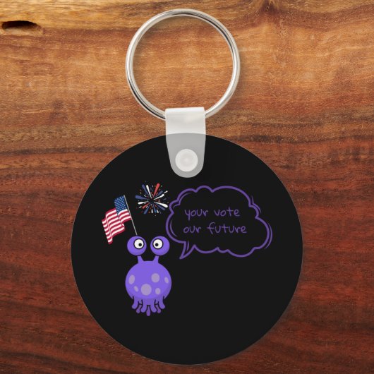 Ihre Stimme2 Schlüsselanhänger (Vorderseite)