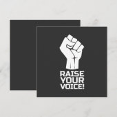 Ihre Stimme erheben 1 w (Vorne/Hinten)