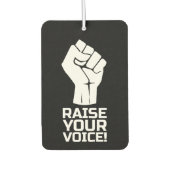 Ihre Stimme erheben 1 w Autolufterfrischer (Vorderseite)