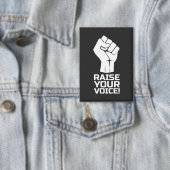 Ihre Stimme erheben 1 w Button (Insitu)