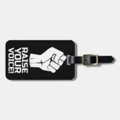 Ihre Stimme erheben 1 w Gepäckanhänger (Vorderseite horizontal)