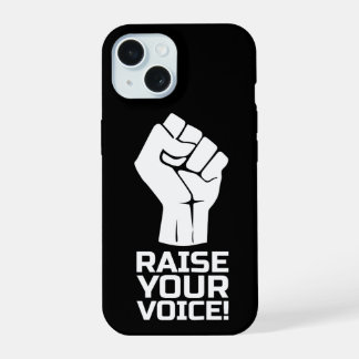 Ihre Stimme erheben 1 w iPhone 15 Hülle
