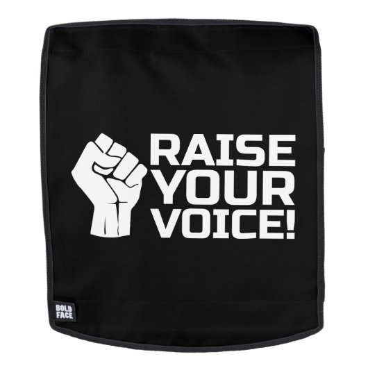 Ihre Stimme erheben 1 w Rucksack (Abnehmbare Front)