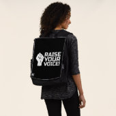 Ihre Stimme erheben 1 w Rucksack (Ausgewaschen)