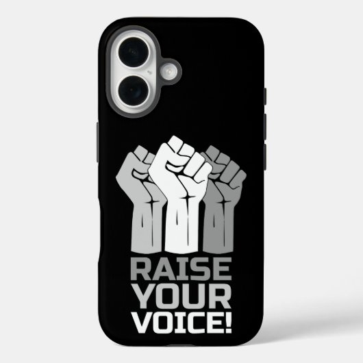 Ihre Stimme erheben 3 Case-Mate iPhone Hülle (Rückseite)