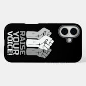 Ihre Stimme erheben 3 Case-Mate iPhone Hülle (Rückseite (Horizontal))