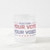 Ihre Stimme Ihr stimmfarbener Schriftart Mattglastasse (Mittel)