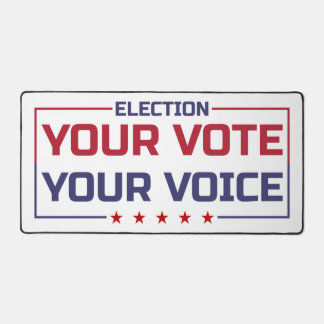 Ihre Stimme Ihr stimmfarbener Schriftart Schreibtischunterlage