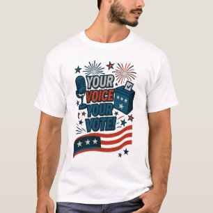 Ihre Stimme Ihre Wahl Patriotische Wahl  T-Shirt