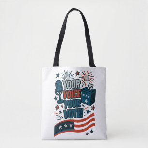 Ihre Stimme Ihre Wahl Patriotische Wahl Tasche