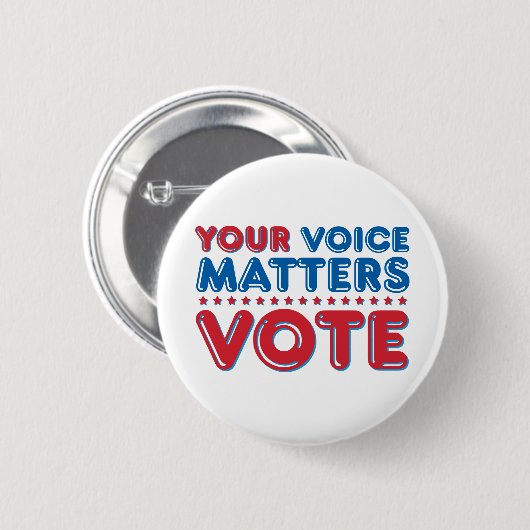 Ihre Stimme ist ABSTIMMUNG von Bedeutung Button (Vorne & Hinten)