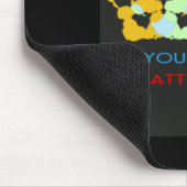 Ihre Stimme ist aufkleber Mousepad (Ecke)