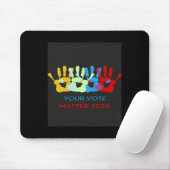 Ihre Stimme ist aufkleber Mousepad (Mit Mouse)