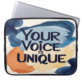 Ihre Stimme ist die einzigartige Option 2 Laptopschutzhülle