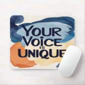 Ihre Stimme ist die einzigartige Option 2 Mousepad (Mit Mouse)