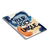 Ihre Stimme ist die einzigartige Option 2 Notizblock (Rechte Seite)
