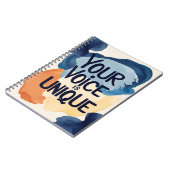 Ihre Stimme ist die einzigartige Option 2 Notizblock (Linke Seite)