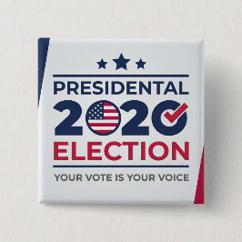 Ihre Stimme ist Ihre Stimme Button