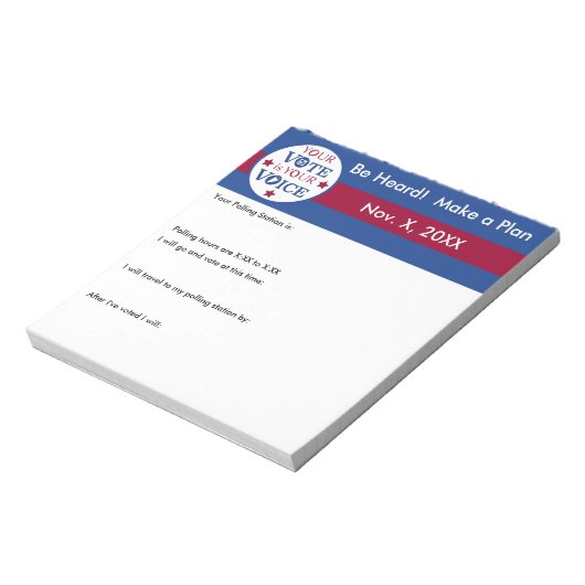 Ihre Stimme ist Ihre Stimme in der Erinnerung "Per Notizblock (Rotiert)