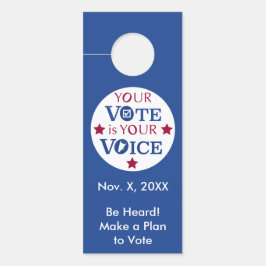 Ihre Stimme ist Ihre Stimme in der Erinnerung "Per Türanhänger