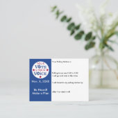 Ihre Stimme ist Ihre Stimme in der Erinnerung "Per Visitenkarte (Stehend Vorderseite)