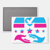 Ihre Stimme ist Ihre Stimme Magnet (Vorderseite/Rückseite)