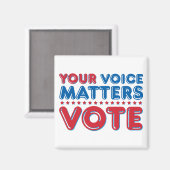 Ihre Stimme ist wichtig für die Abstimmung Magnet (Vorderseite/Rückseite)