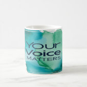 Ihre Stimme ist wichtig Kaffeetasse (Mittel)