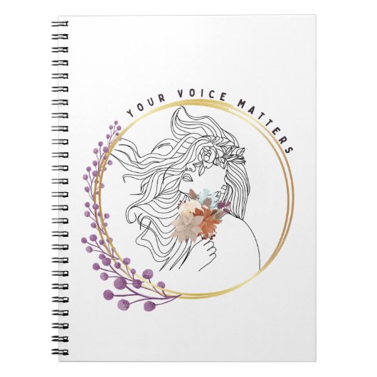 Ihre Stimme ist wichtig Notizblock (Vorderseite)