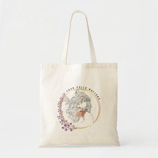 Ihre Stimme ist wichtig Tragetasche