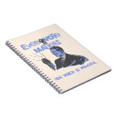 Ihre Stimme zählt Wahlen politisch blau gedruckt Notizblock (Rechte Seite)