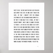 Ihre Straße Poster (Vorne)