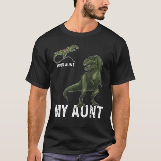 Ihre Tante Lizard & Dinosaur & Rex T-Shirt für (Vorderseite)