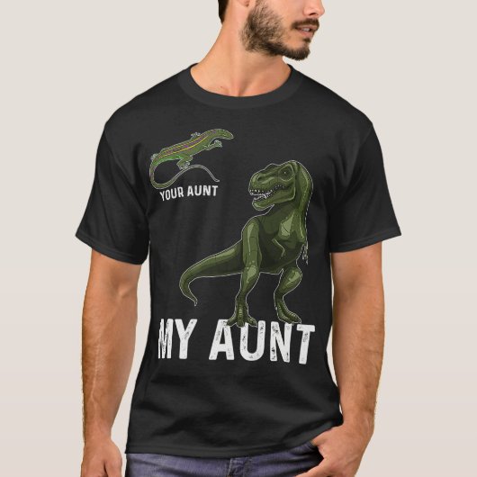 Ihre Tante My Lizard & Dinosaur & Re T-Shirt für (Vorderseite)