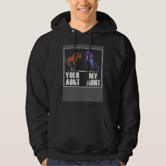 Ihre Tante Pferd Meine Tante Einhorn   Nichte Neff Hoodie