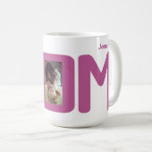 IHRE Tasse Foto & Name MAMA (VorderseiteRechts)