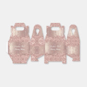 Ihre Tex Fevor Box Rose Gold Blush Glitzer Tropfen Geschenkschachtel (Ungefaltet)