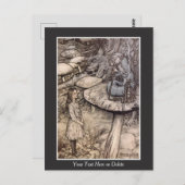 Ihre Text-/Farbabstimmung mit Raupe Rackham Art Postkarte (Vorne/Hinten)