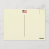 Ihre Text-/Farbkonstitution der Vereinigten Staate Postkarte (Rückseite)