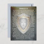 Ihre Text-/Farbrüstung des Schutzschilds der Hexen Postkarte (Vorne/Hinten)