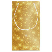 Ihre TEXT Gold Valentinstag-Meldung Kleine Geschenktüte (Rückseite)