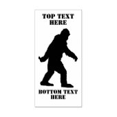 Ihre Text Sasquatch Bigfoot Silhouette Gummistempel (Prägung)
