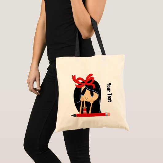 Ihre Text School#2 Budget-Tasche Tragetasche (Vorderseite (Produkt))