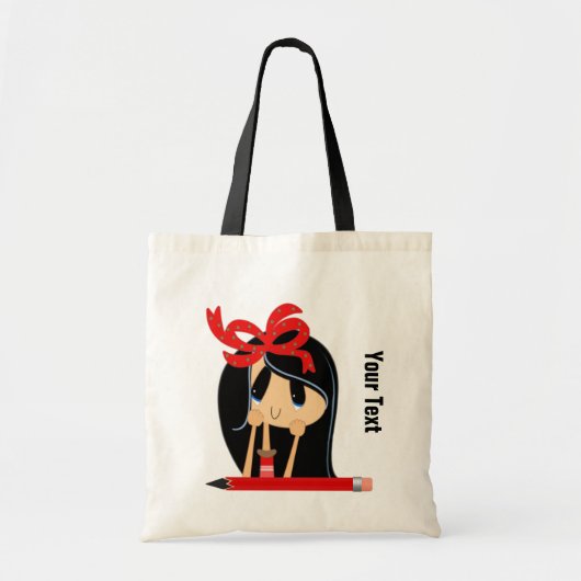 Ihre Text School#2 Budget-Tasche Tragetasche (Vorne)