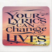 Ihre Texte können das Leben verändern Mousepad (Vorne)